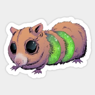 Orange Slice Hamster Gift for Hamster Owners and for Hamster Lovers. Sticker